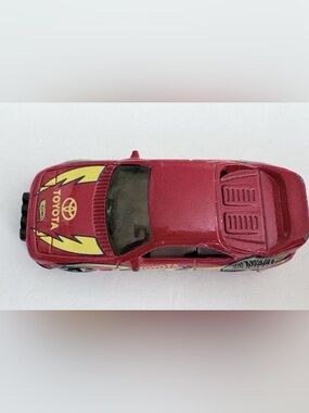 Hot Wheels Toyota MR2 Rally - Red/Yellow TRD Tampo, 1990 Mattel Thailand